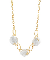 Mixed Metal Shell Necklace